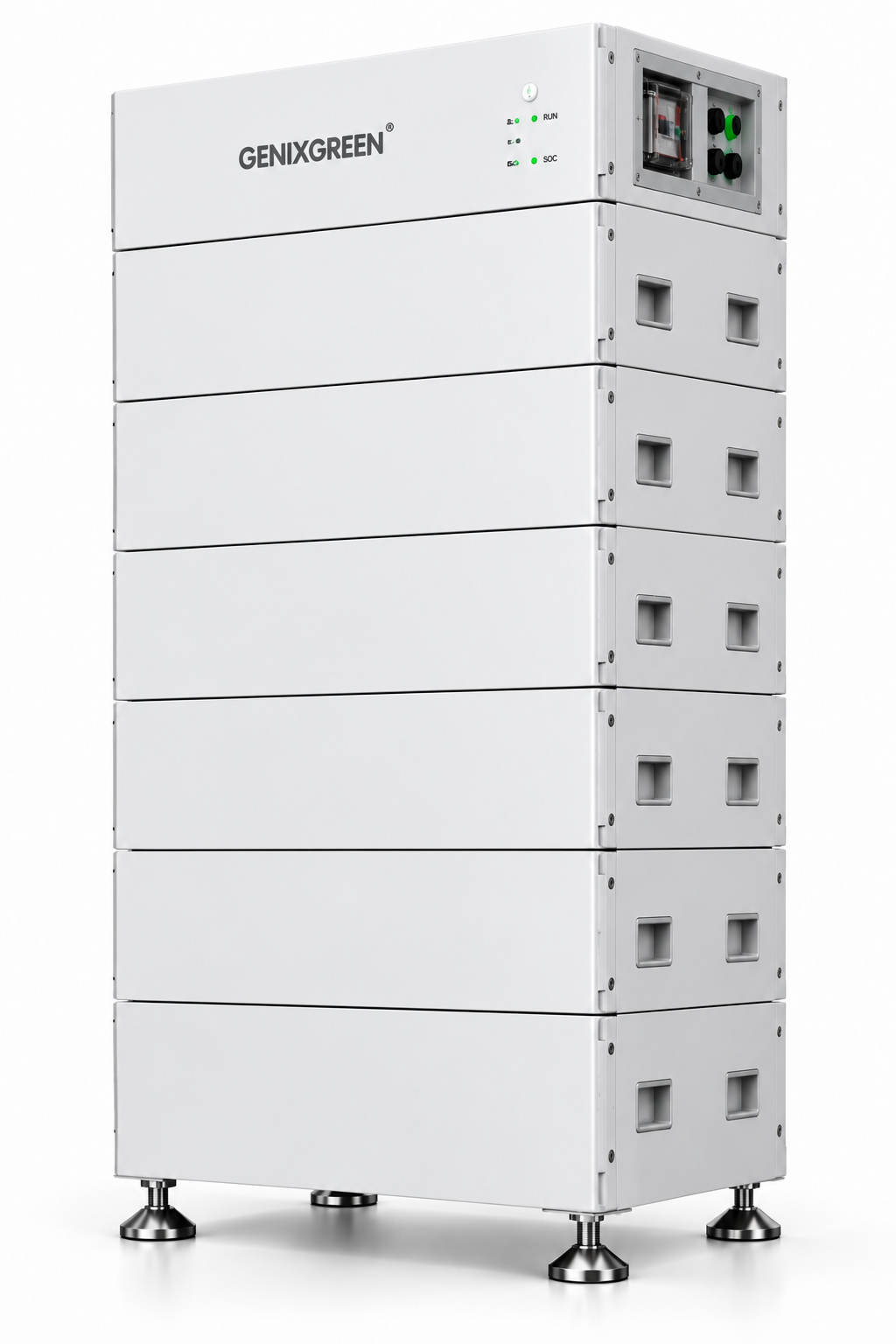Baterie GenixGreen High Voltage LiFePO4 – Modulară 14,04–70,20 kWh, IP65