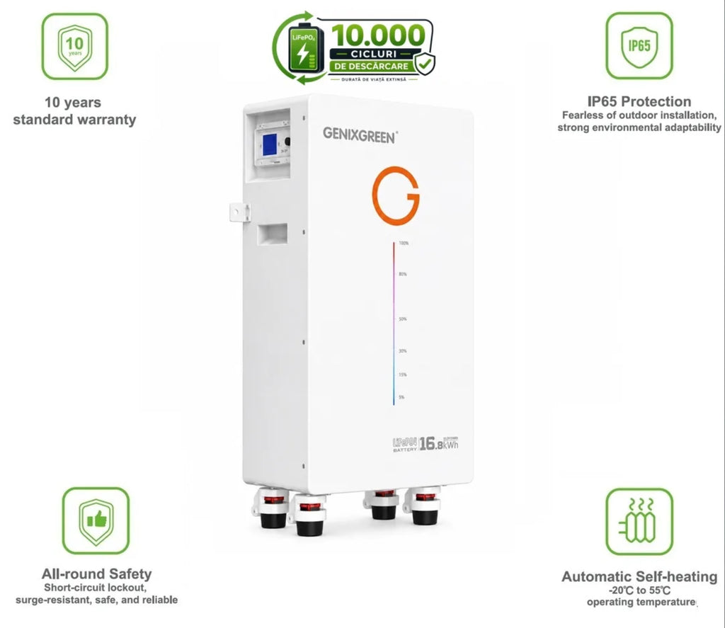 Baterie GenixGreen 16,08 kWh LiFePO4 – IP65